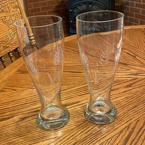Etched Wheat Glasses (2)